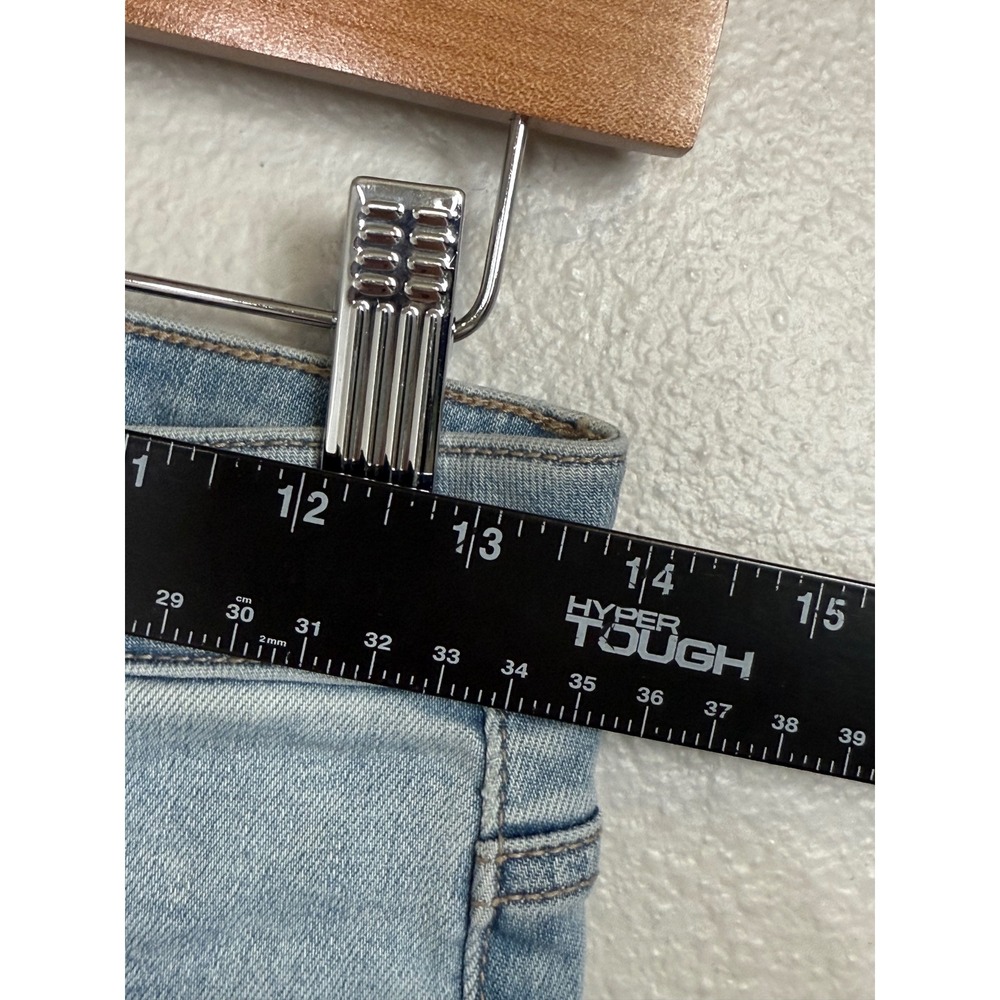 Women's Light Blue Flare Jeans - Picture 13 of 14
